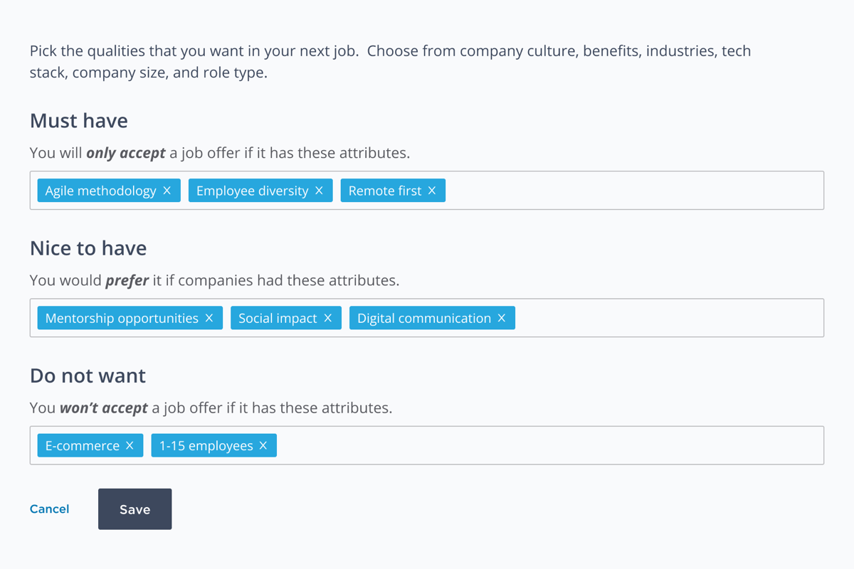 Hired Candidate preferences case study