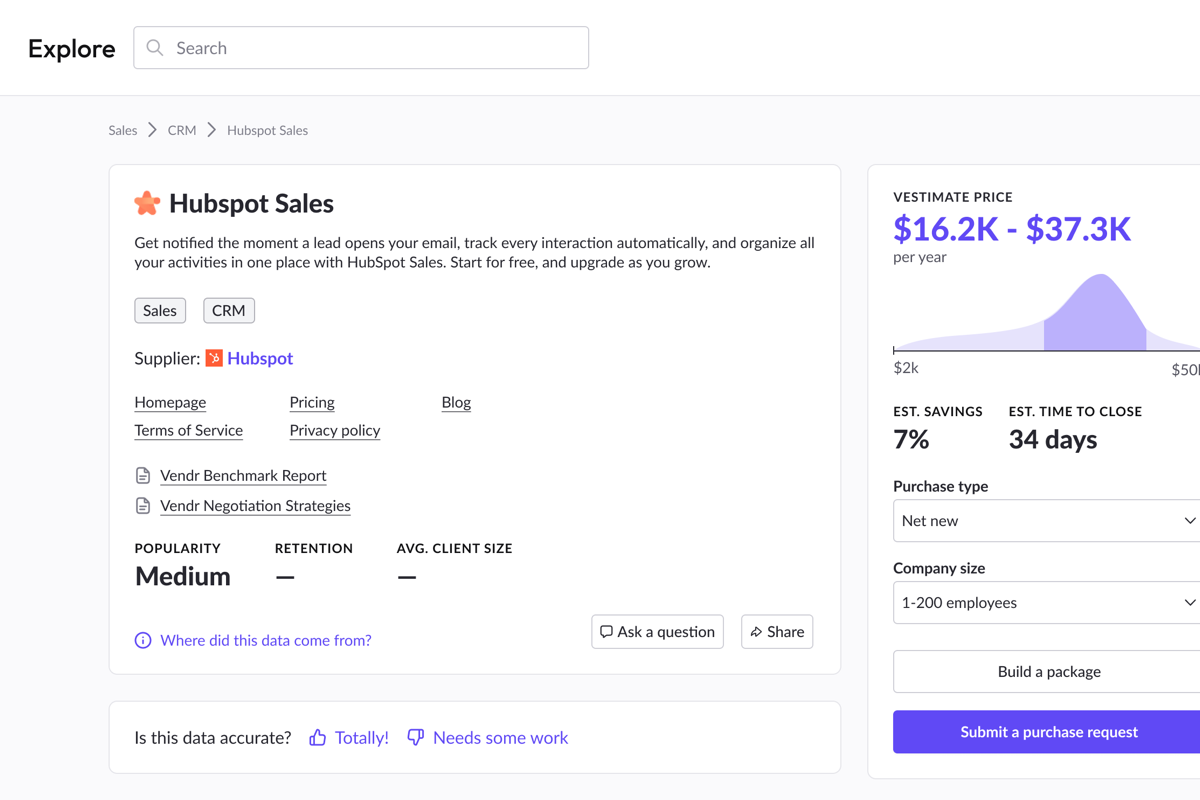 Vendr Explore case study